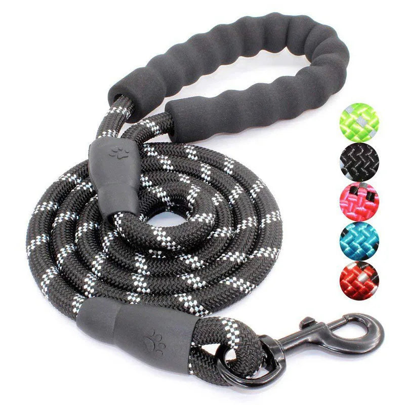 StrongWalk™ Reflective Heavy-Duty Manual Dog Leash