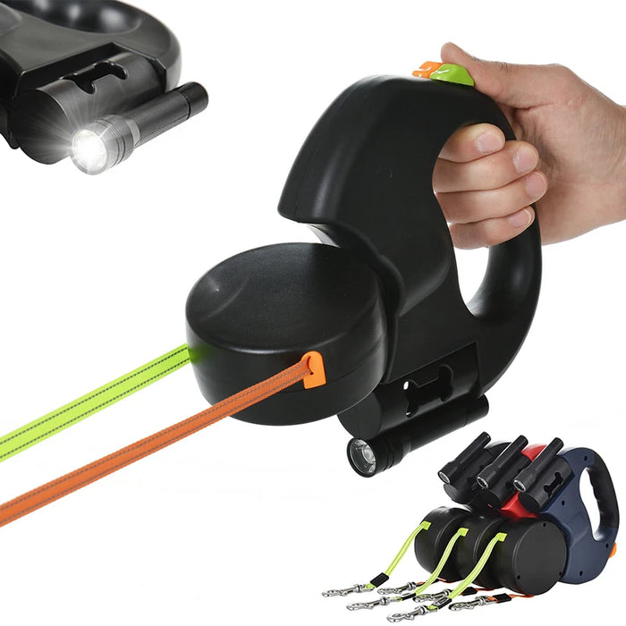 FreeWalk™ Duo Automatic Retractable Dog Leash