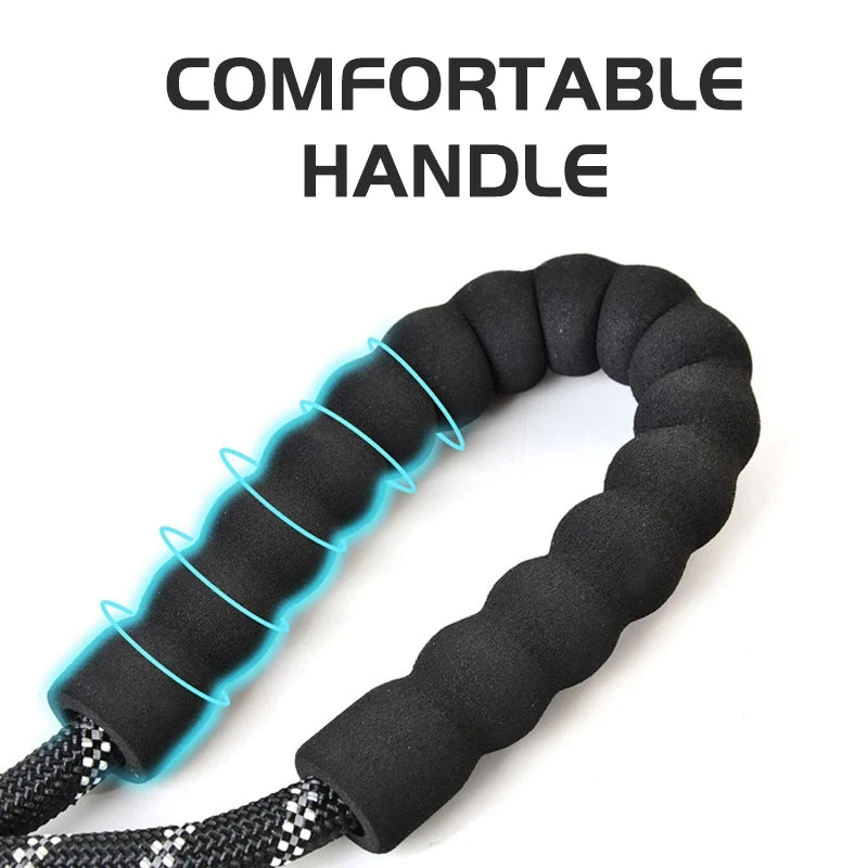StrongWalk™ Reflective Heavy-Duty Manual Dog Leash