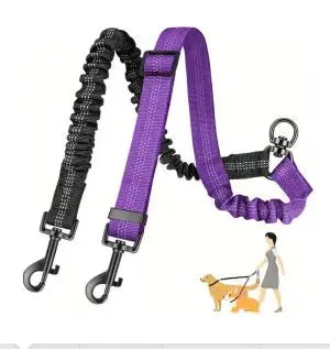 TwinWalk™ Manual Shock-Absorbing Dual Dog Leash Coupler