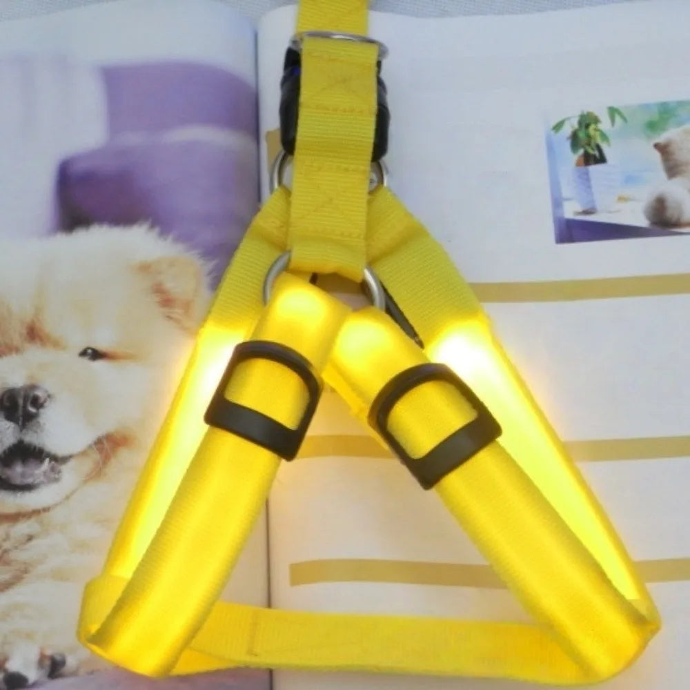 GlowFit™ Rechargeable LED Dog Harness