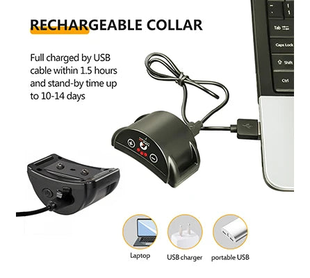 QuietPup™ Rechargeable Vibration Anti-Bark Collar