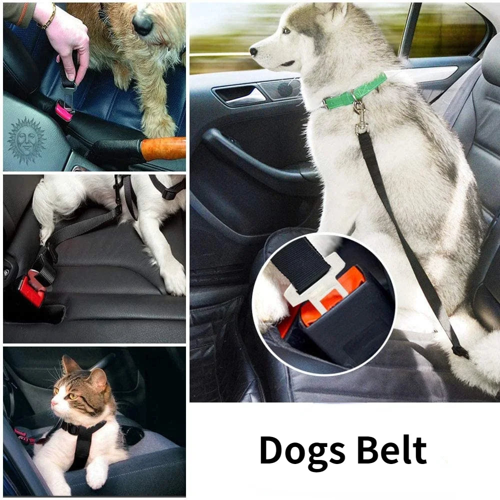 RoadSafe™ Adjustable Dog Car Seat Belt