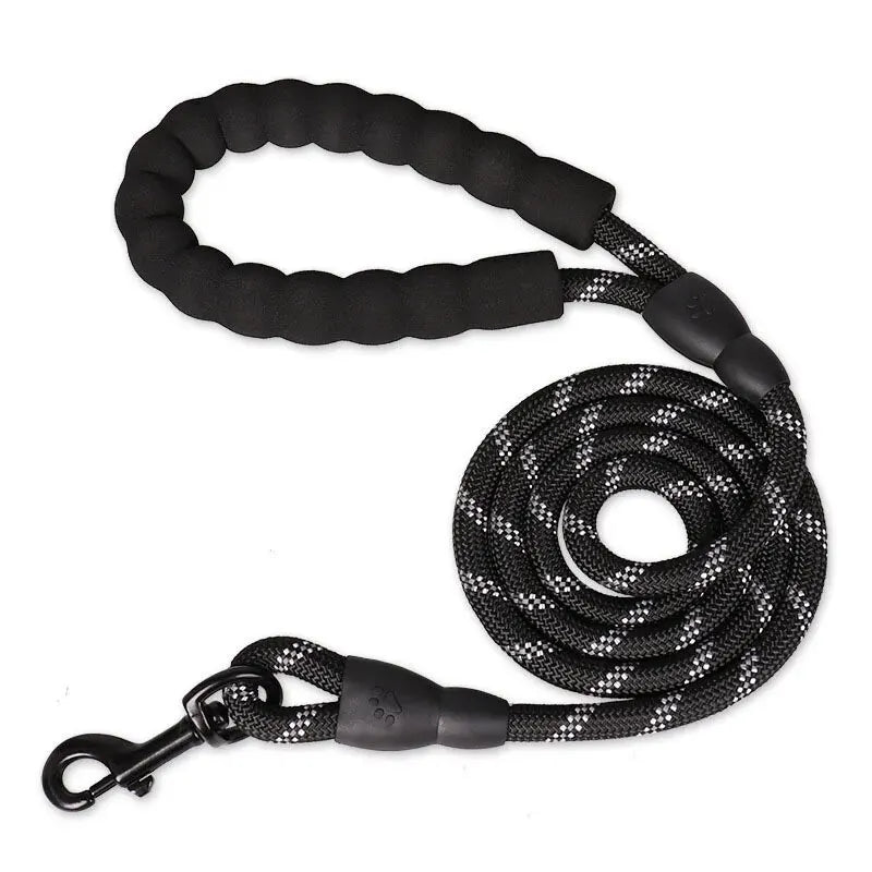 StrongWalk™ Reflective Heavy-Duty Manual Dog Leash