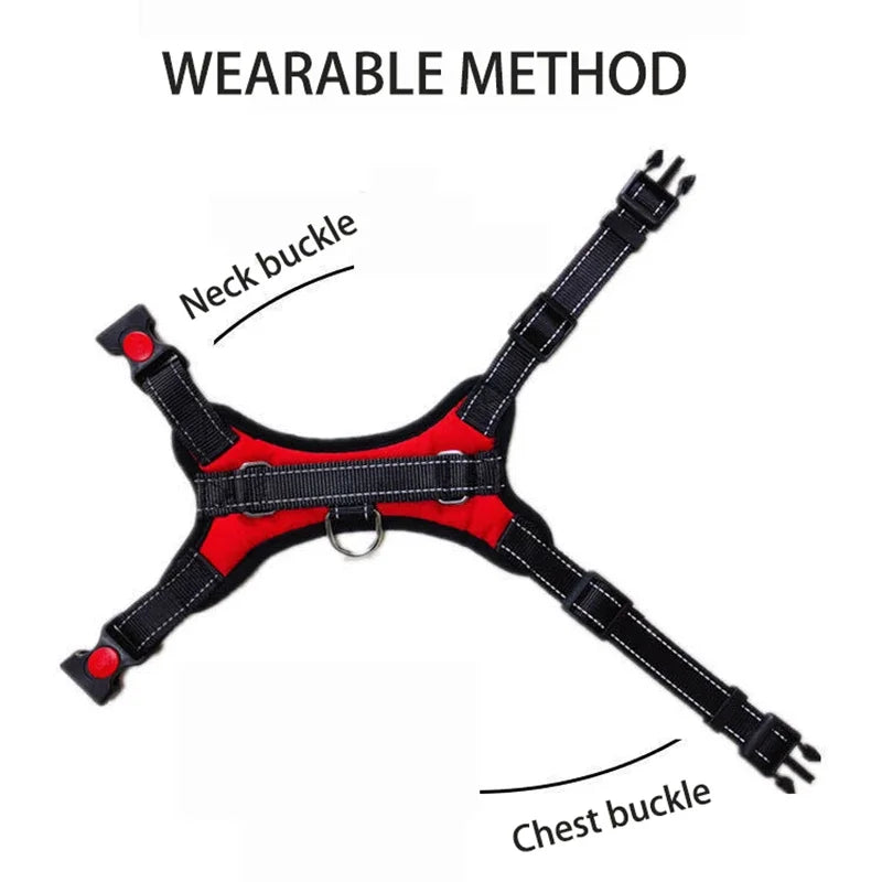 ComfyFit™ Adjustable Reflective Dog Harness