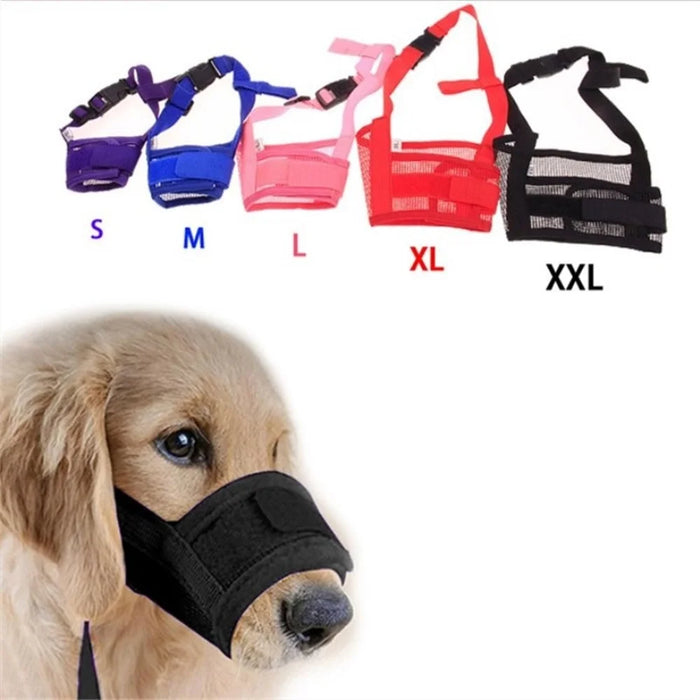 SafeFit™ Anti-Barking Breathable Adjustable Dog Muzzle