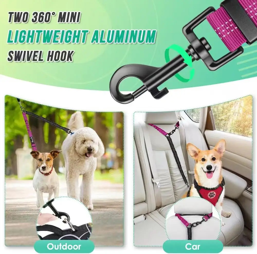 TwinWalk™ Manual Shock-Absorbing Dual Dog Leash Coupler